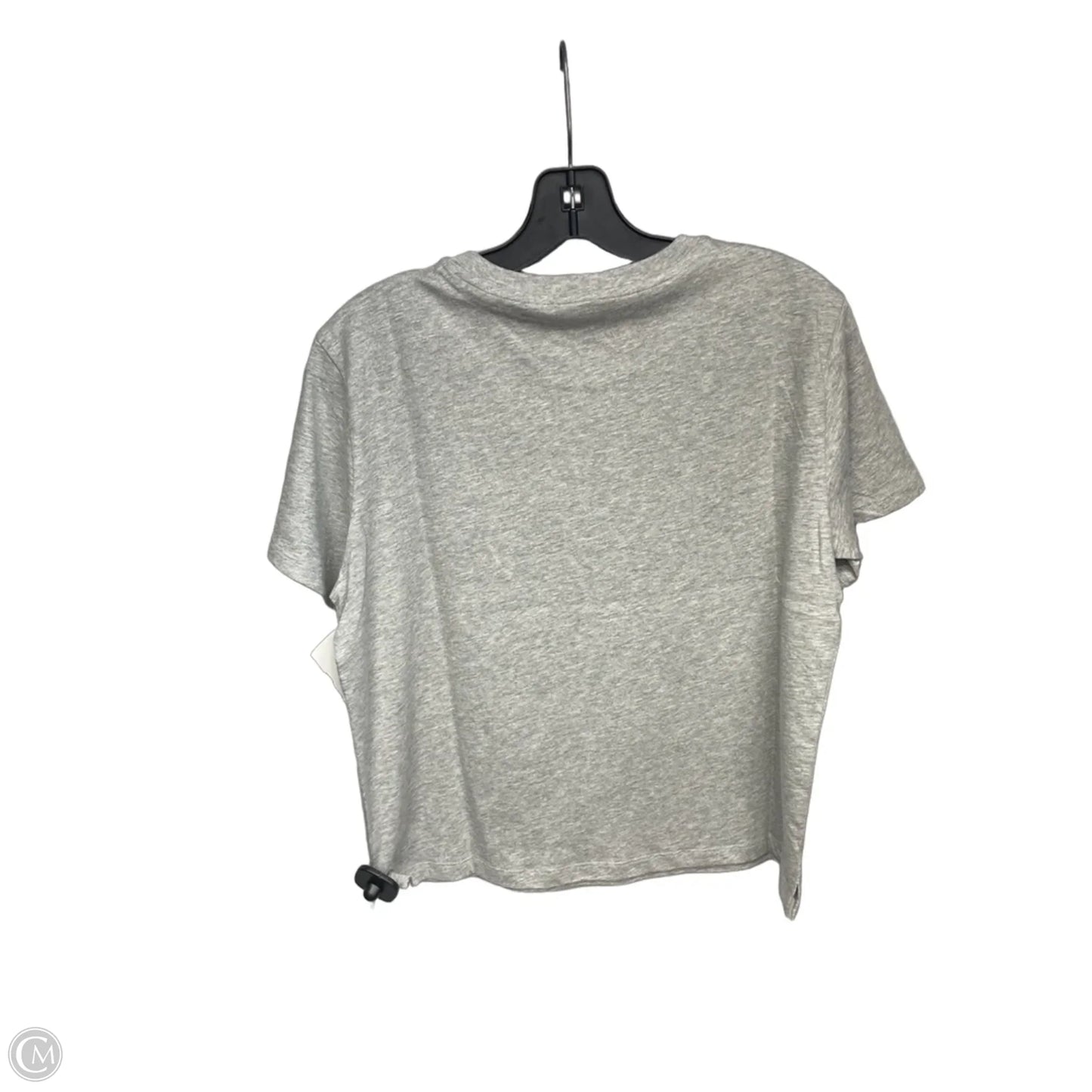 Top Short Sleeve Basic By Free Assembly In Grey, Size: M