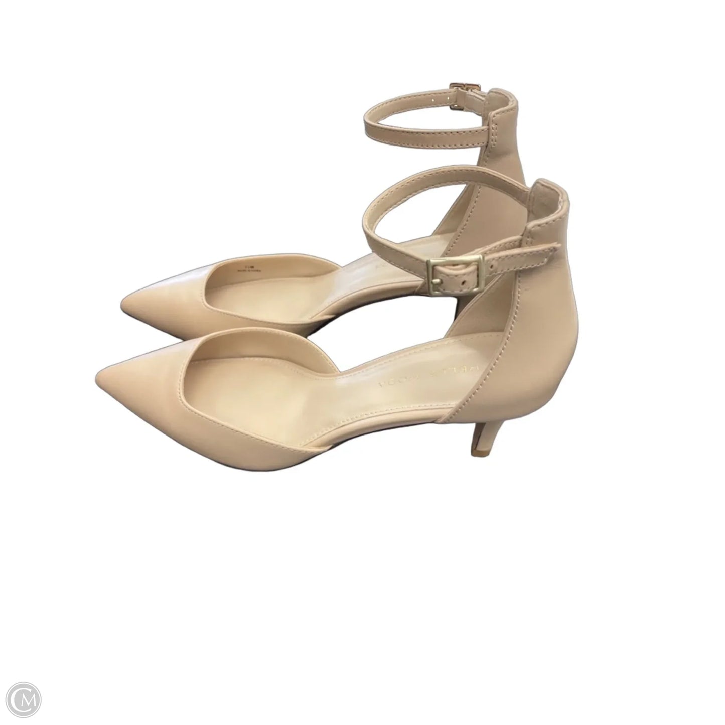 Shoes Heels Kitten By Cmc In Tan, Size: 7.5