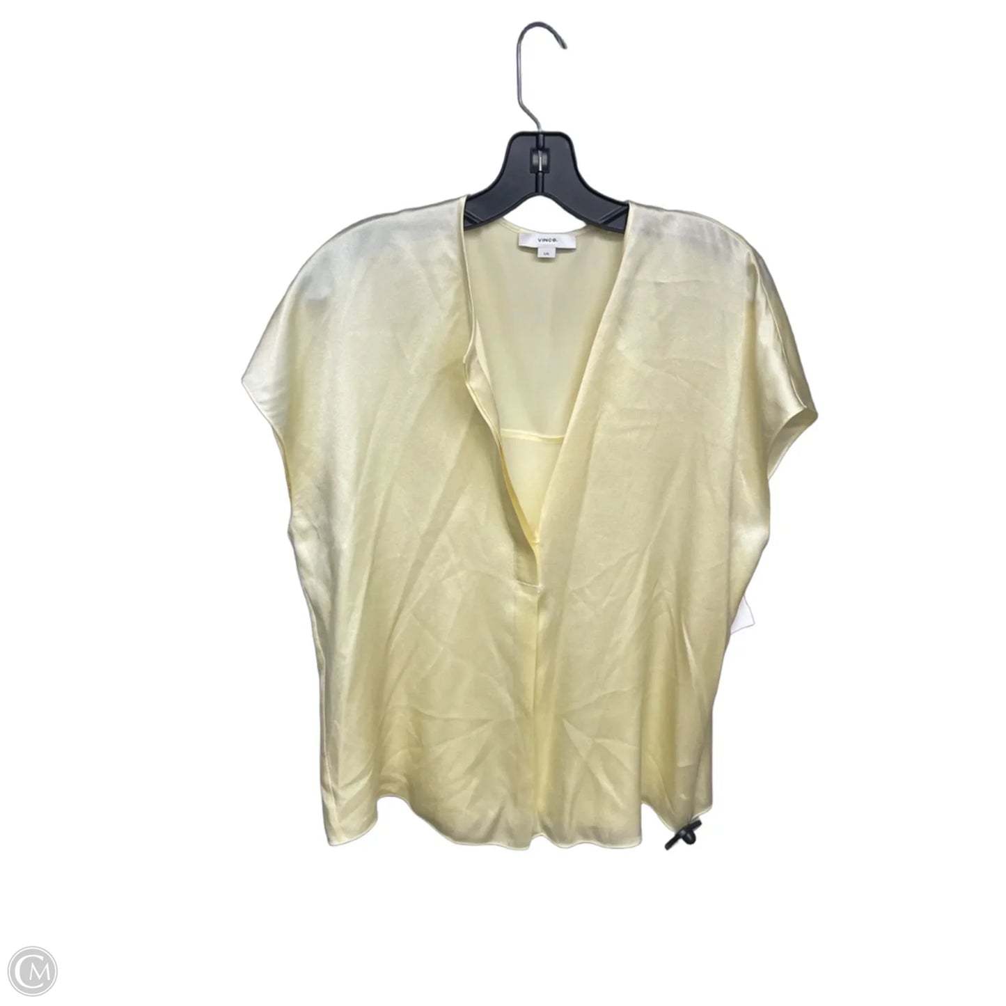 Top Sleeveless By Vince In Yellow, Size: L
