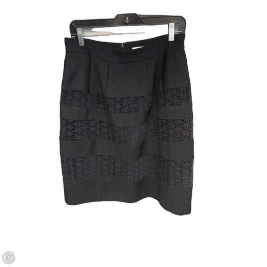 Skirt Midi By Loft In Black, Size: 8