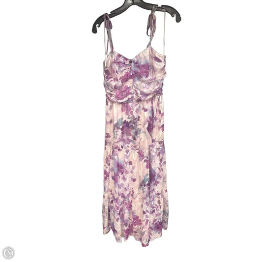 Dress Casual Maxi By Chelsea 28 In Pink & Purple, Size: S