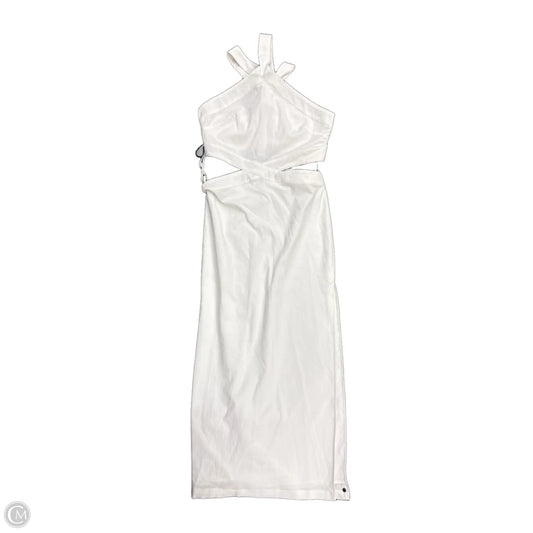 Dress Casual Maxi By Commense In White, Size: L