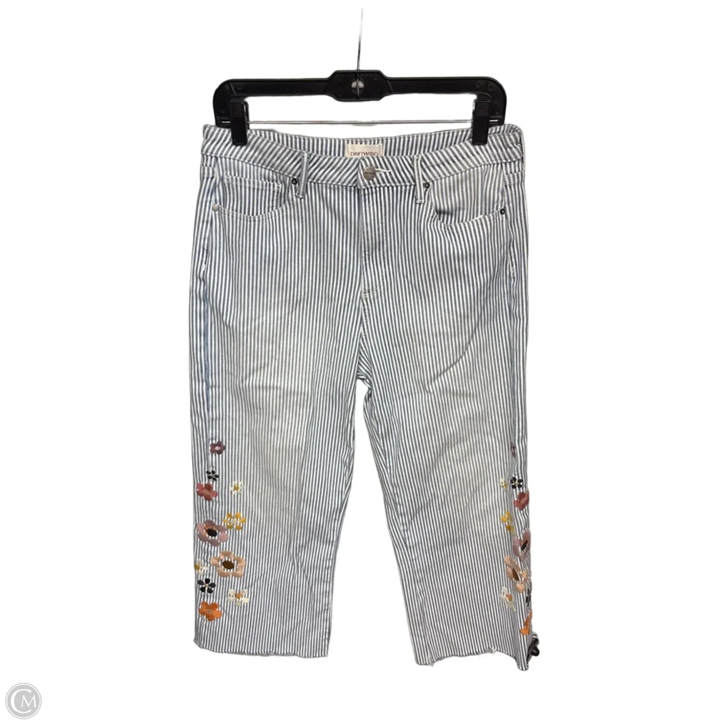 Jeans Straight By Driftwood In Striped Pattern, Size: 30