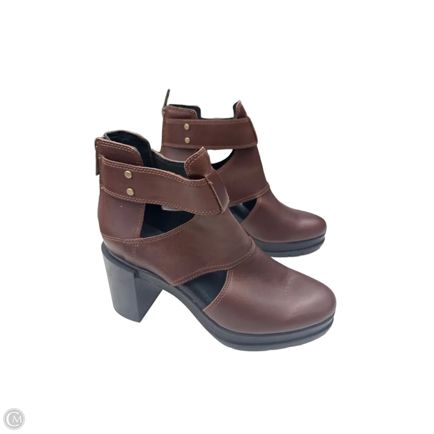Shoes Heels Block By Sorel In Brown, Size: 8.5