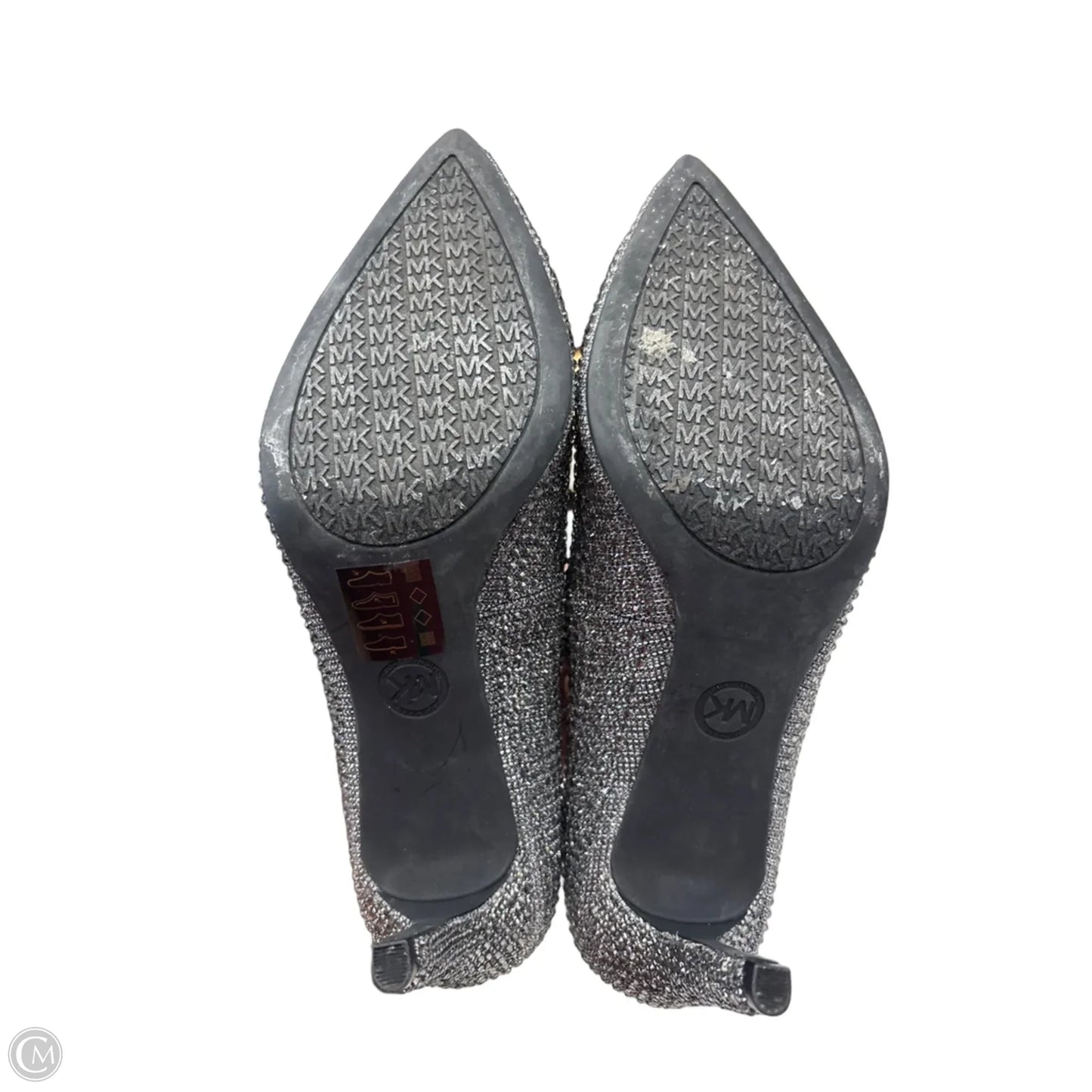 Shoes Heels Stiletto By Michael By Michael Kors In Silver, Size: 9