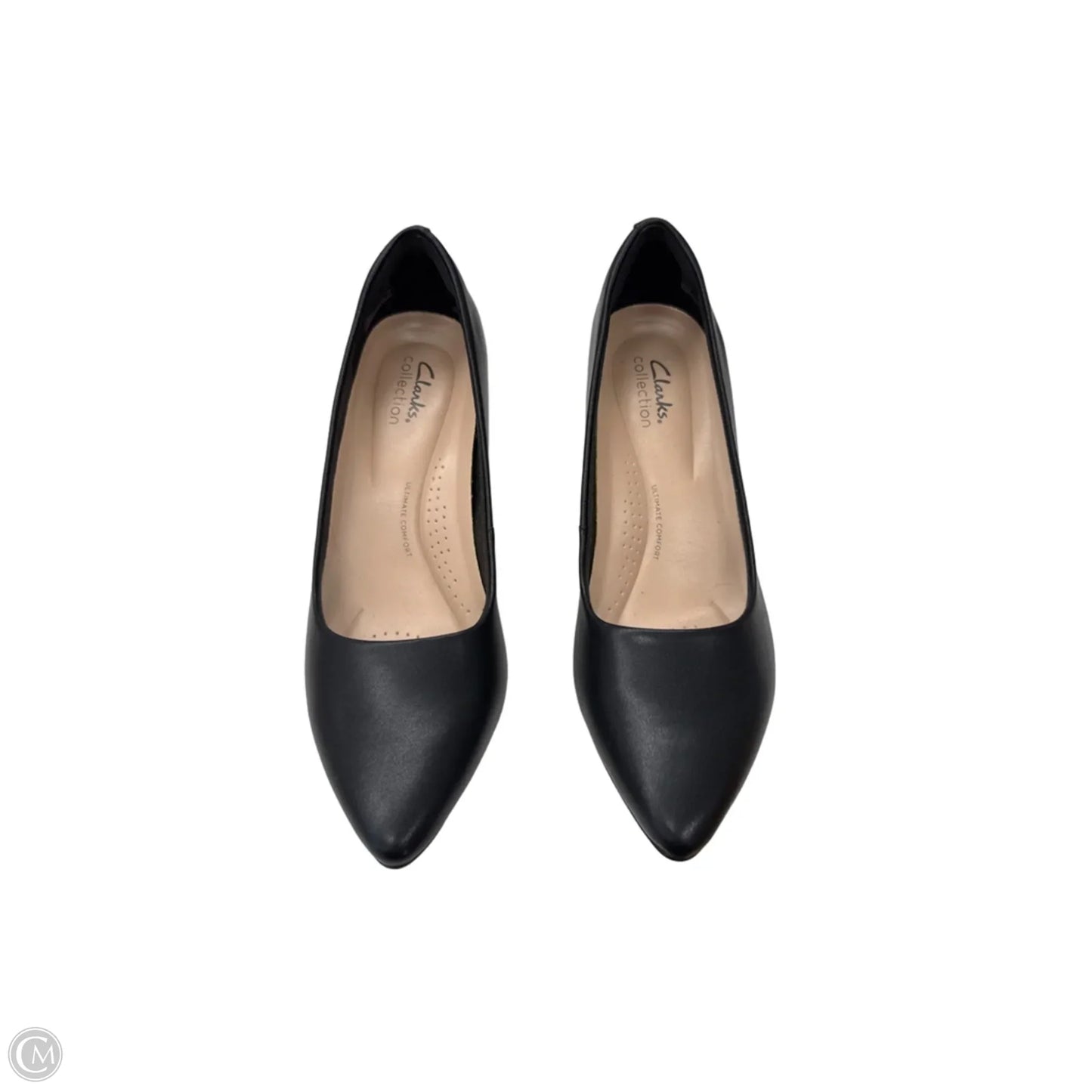 Shoes Heels Kitten By Clarks In Black, Size: 8