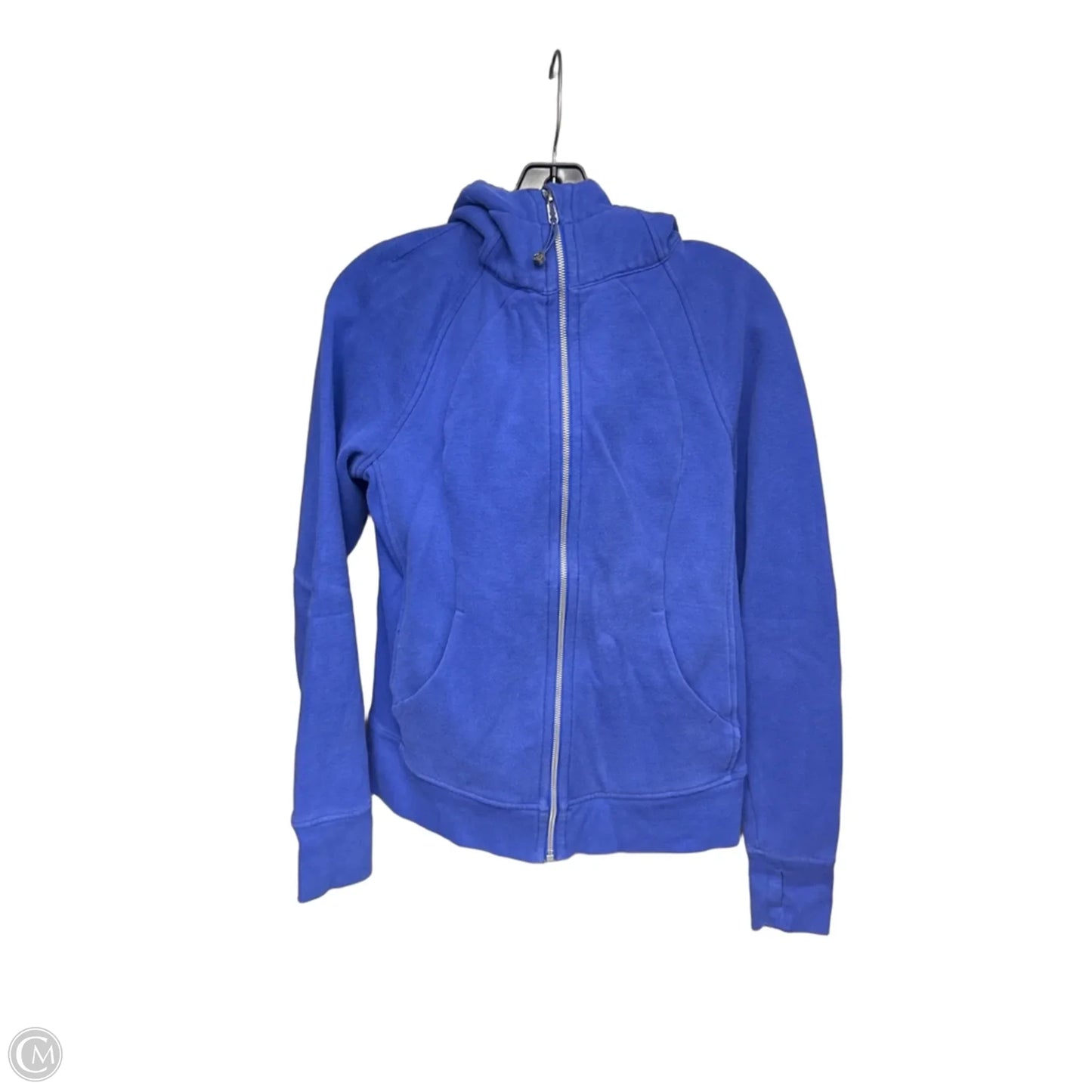 Athletic Jacket By Lululemon In Blue, Size: 8