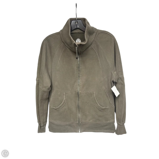 Athletic Sweatshirt Collar By Lululemon In Green, Size: Xs