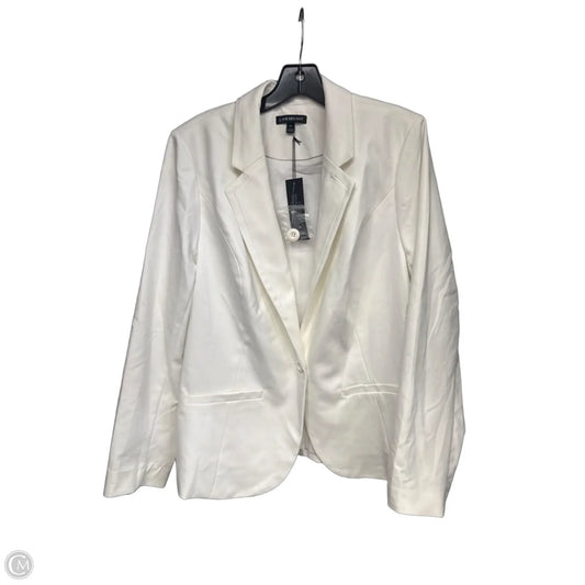 Blazer By Lane Bryant In White, Size: 20