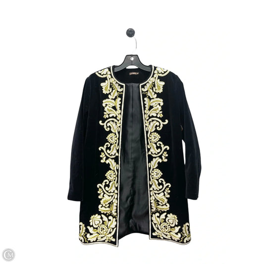 Blazer By J Mclaughlin In Black & Gold, Size: Xs