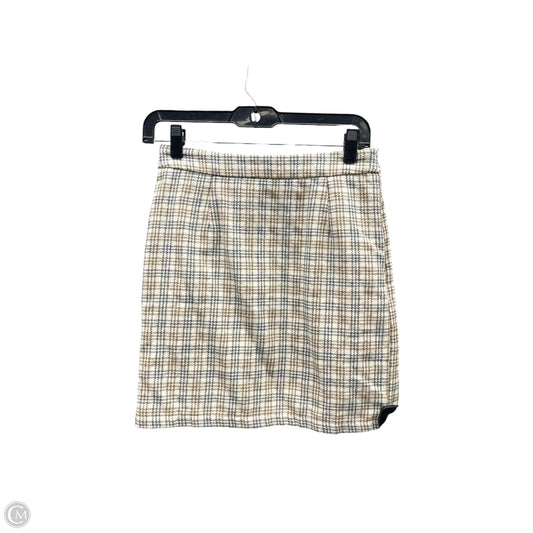 Skirt Mini & Short By Paper Crane In Tan, Size: S