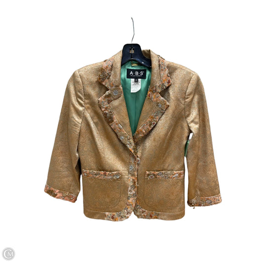 Blazer By Abs In Orange, Size: 4