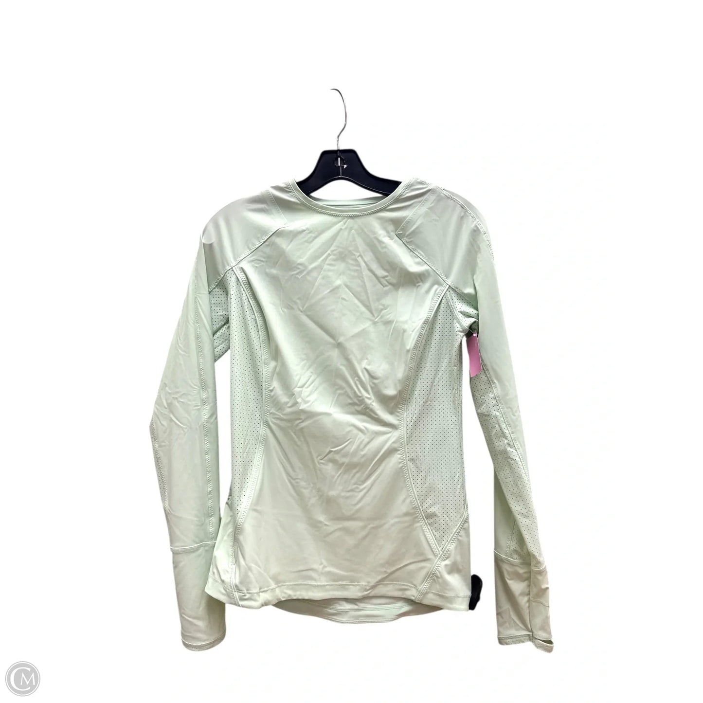 Athletic Top Long Sleeve Crewneck By Athleta In Green, Size: S