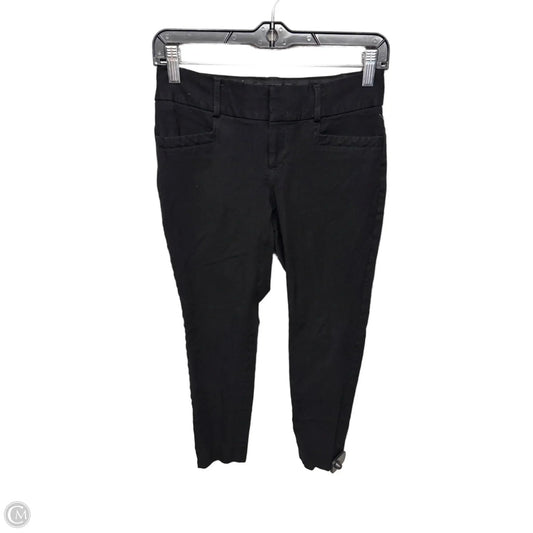 Pants Cropped By Banana Republic In Black, Size: 0p