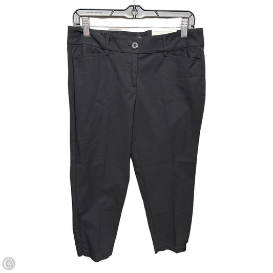 Pants Cropped By Loft In Black, Size: 4