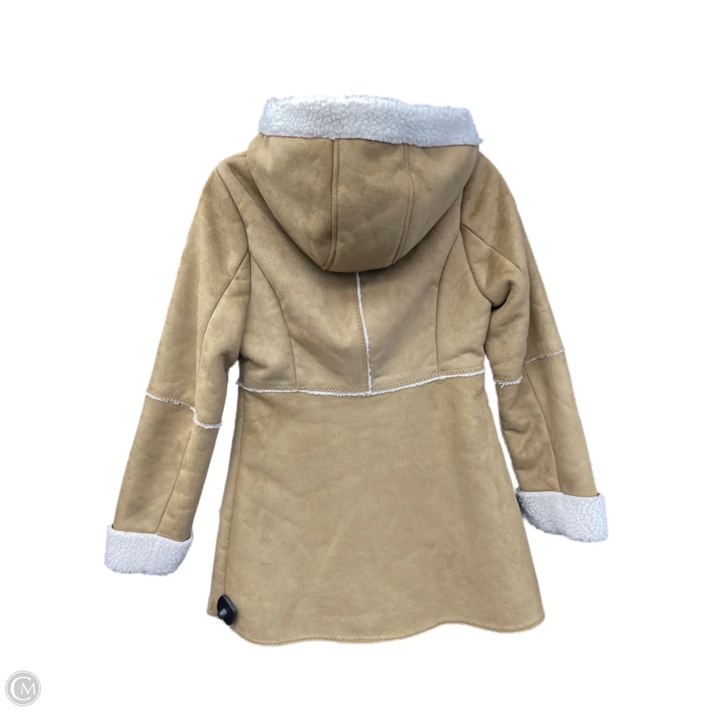 Jacket Fleece By Divided In Tan & White, Size: 6