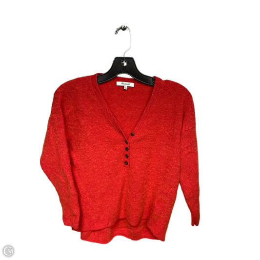 Sweater By Madewell In Orange, Size: Xs