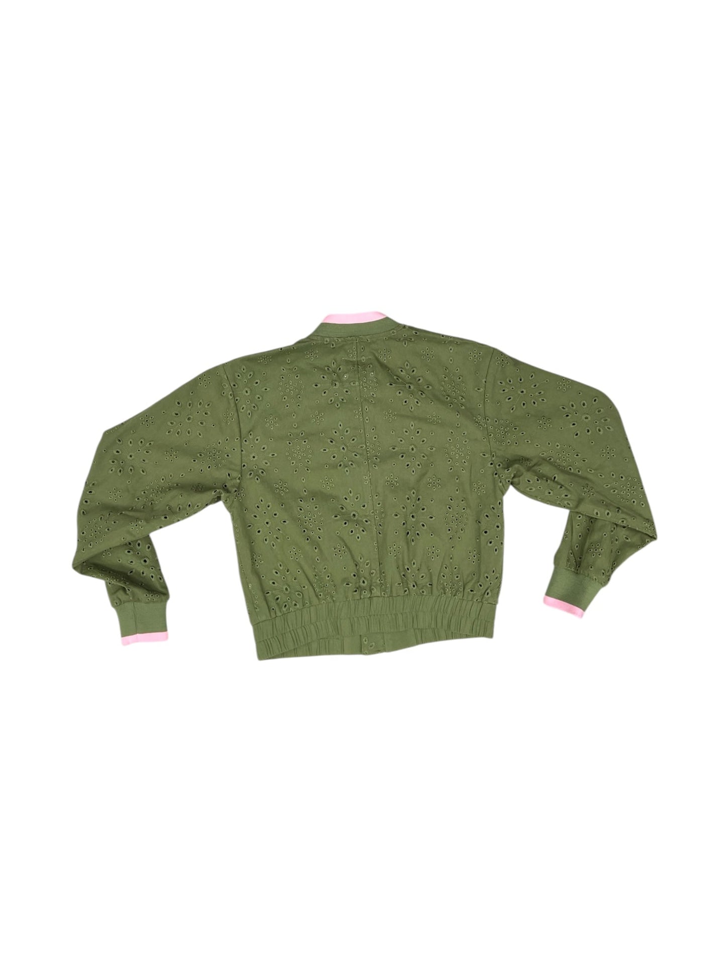Jacket Other By Avec Les Filles In Green & Pink, Size: Xxs