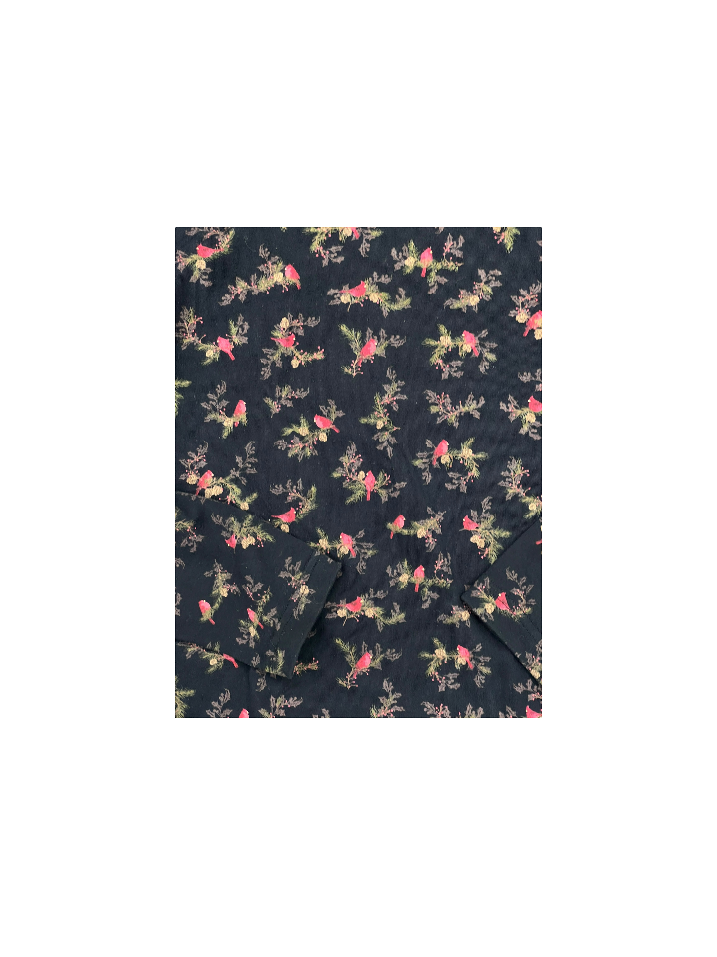 Top Long Sleeve By Croft And Barrow In Floral Print, Size: M