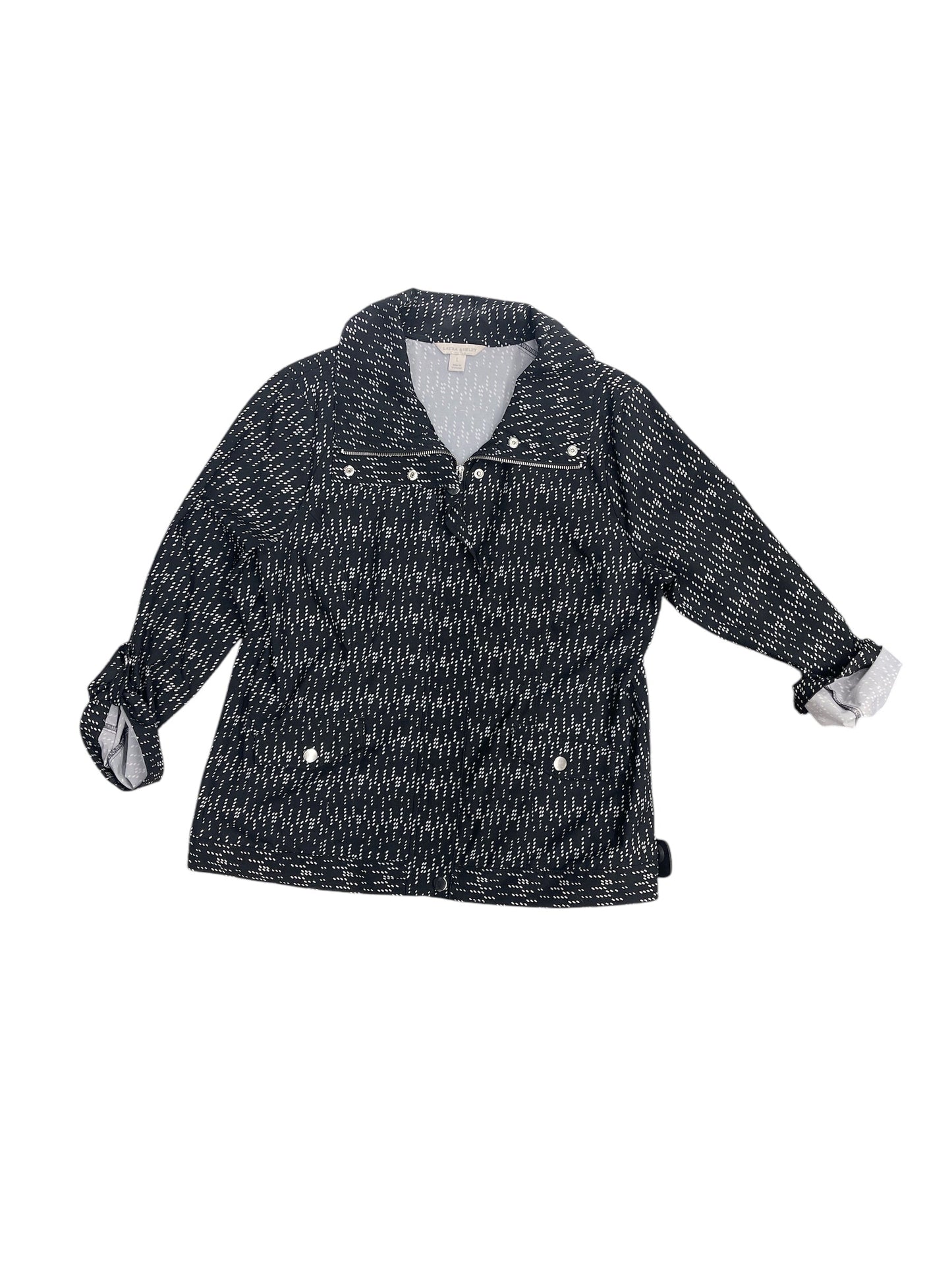 Jacket Other By Laura Ashley In Black & White, Size: L