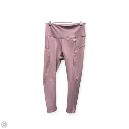 Athletic Leggings By Layer 8 In Purple, Size: M