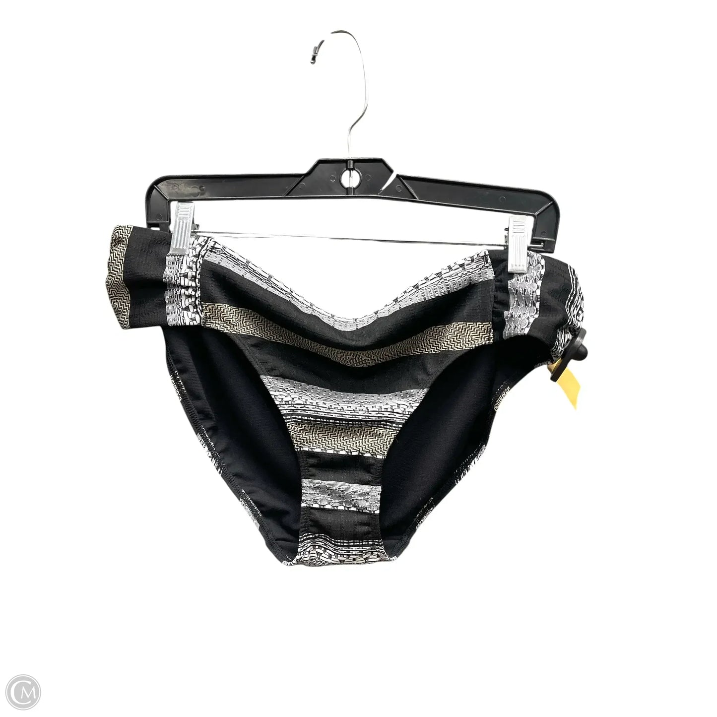 Swimsuit Bottom By Time And Tru In Black & White, Size: L