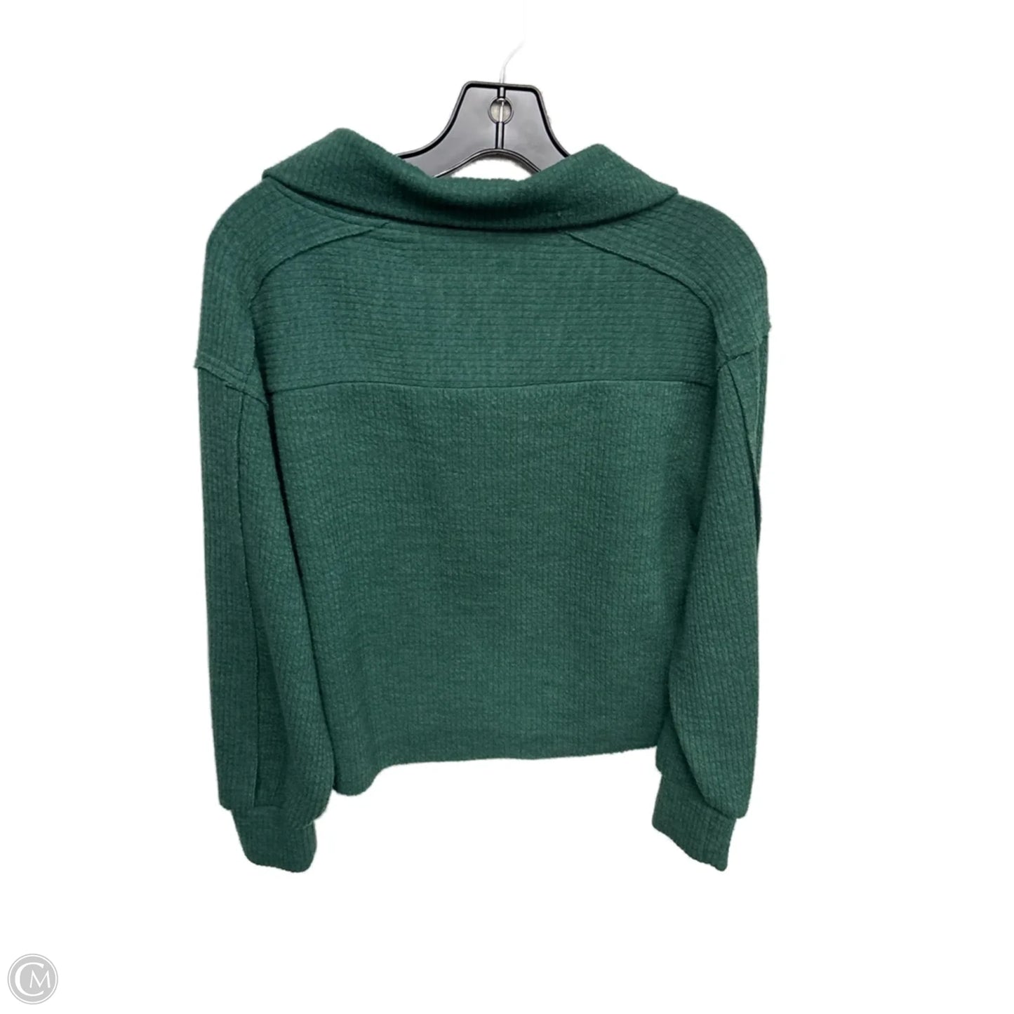 Sweatshirt Collar By Clothes Mentor In Green, Size: Xs