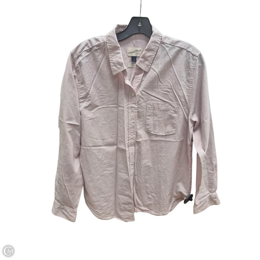 Top Long Sleeve By Universal Thread In Pink, Size: L