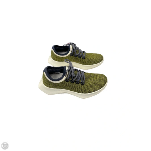 Shoes Athletic By Allbirds In Green, Size: 6.5