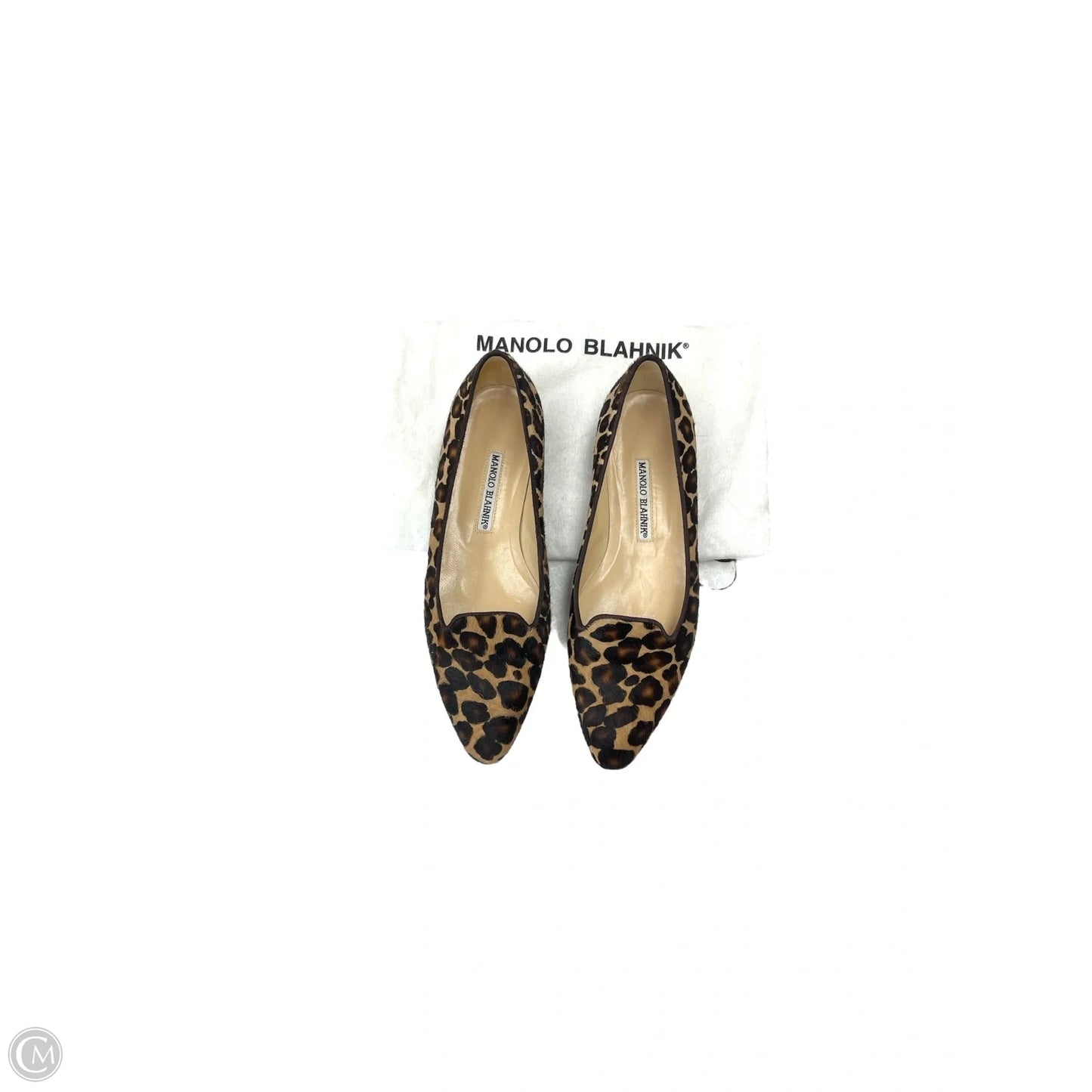 Shoes Luxury Designer By Manolo Blahnik In Animal Print, Size: 6