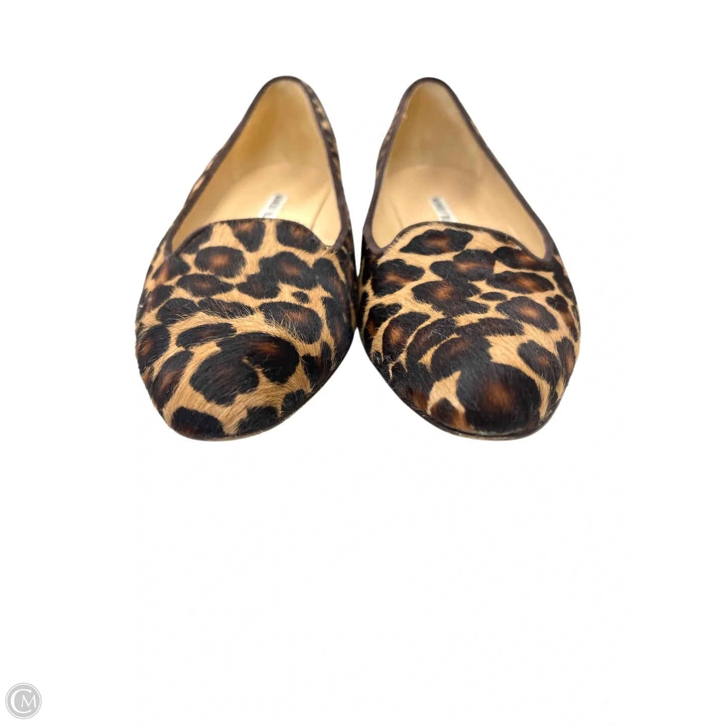 Shoes Luxury Designer By Manolo Blahnik In Animal Print, Size: 6