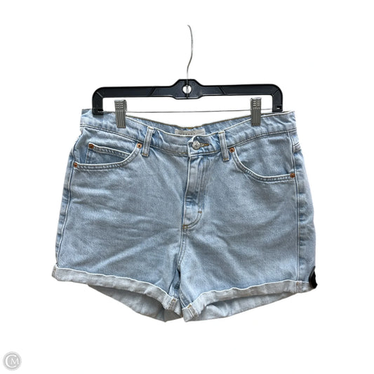 Shorts By Topshop In Blue Denim, Size: 10