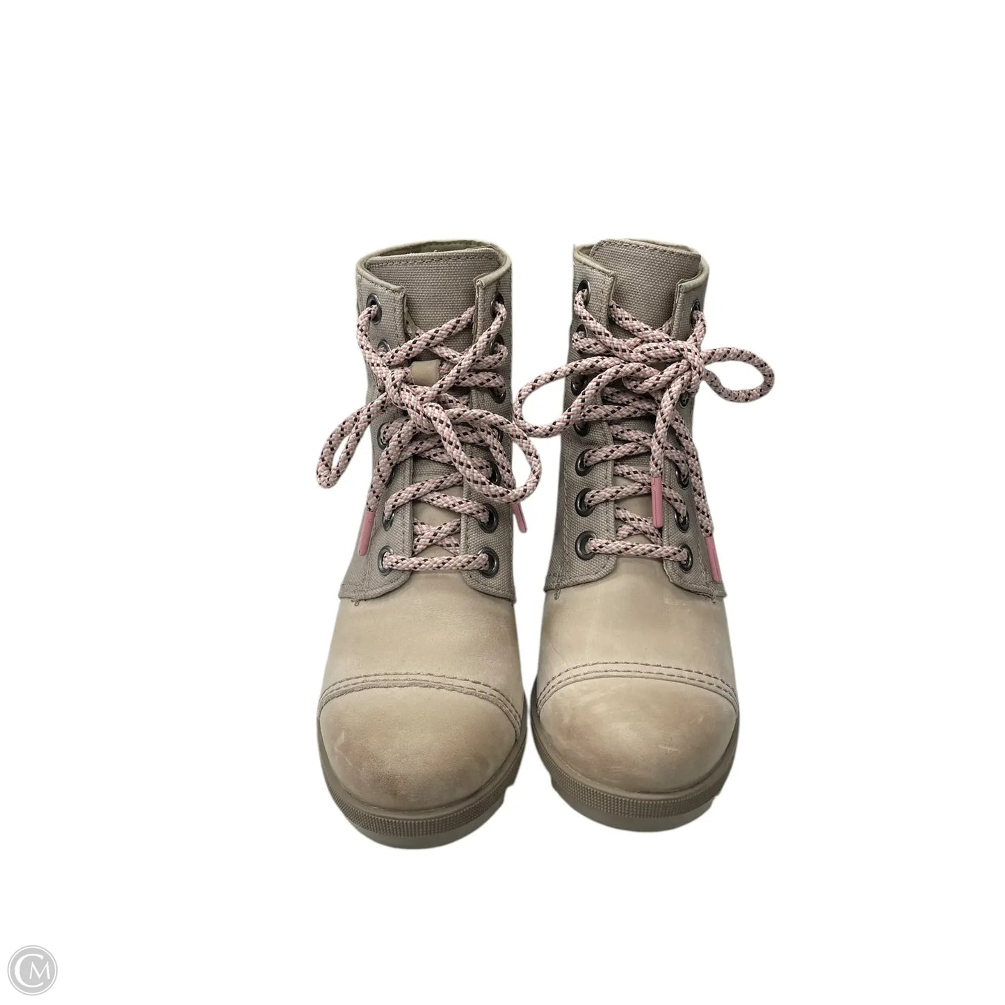 Boots Ankle Heels By Sorel In Taupe, Size: 7.5