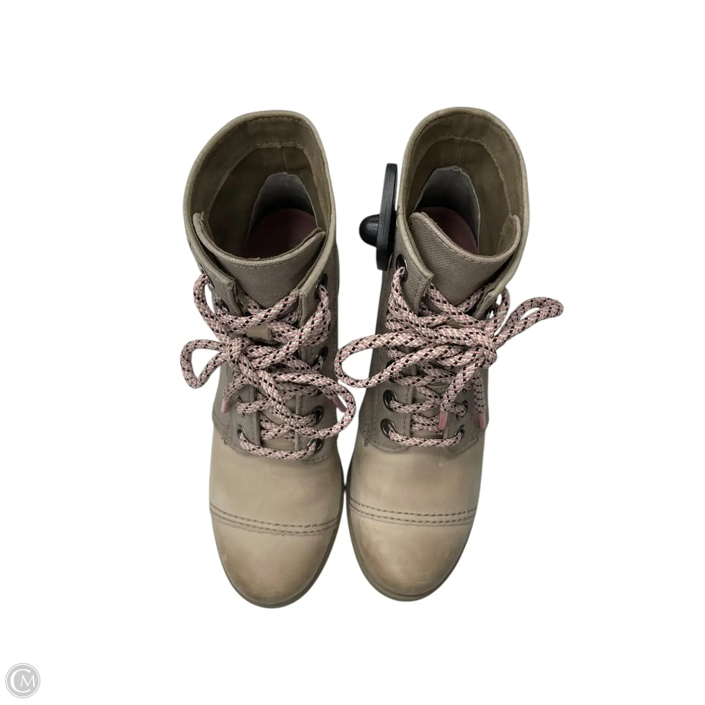 Boots Ankle Heels By Sorel In Taupe, Size: 7.5