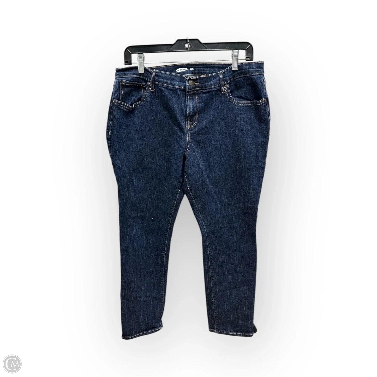 Jeans Straight By Old Navy In Blue Denim, Size: 12p
