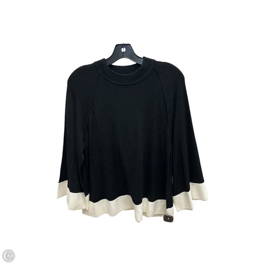 Top 3/4 Sleeve By Target-designer In Black & White, Size: 1x