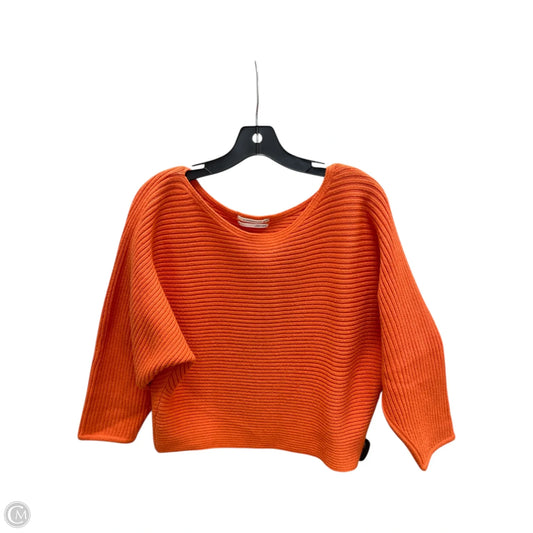 Sweater By Anthropologie In Orange, Size: M