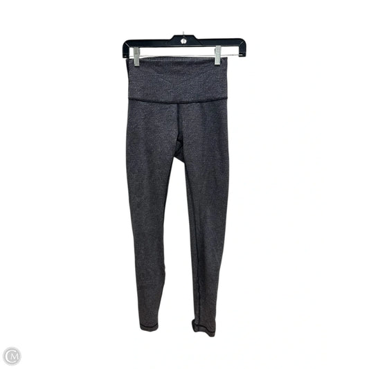 Athletic Leggings By Lululemon In Grey, Size: Xs