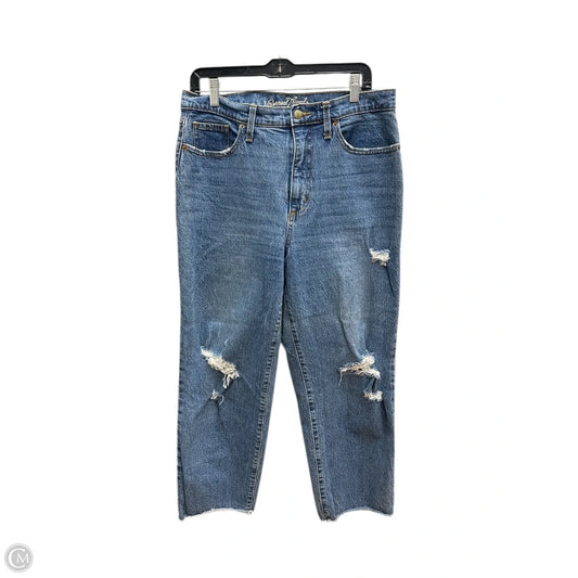 Jeans Straight By Universal Thread In Blue Denim, Size: 12