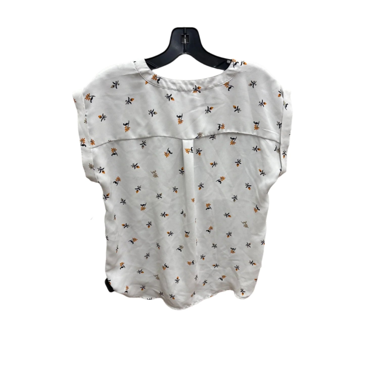 Top Short Sleeve By Ann Taylor In Floral Print, Size: Xs