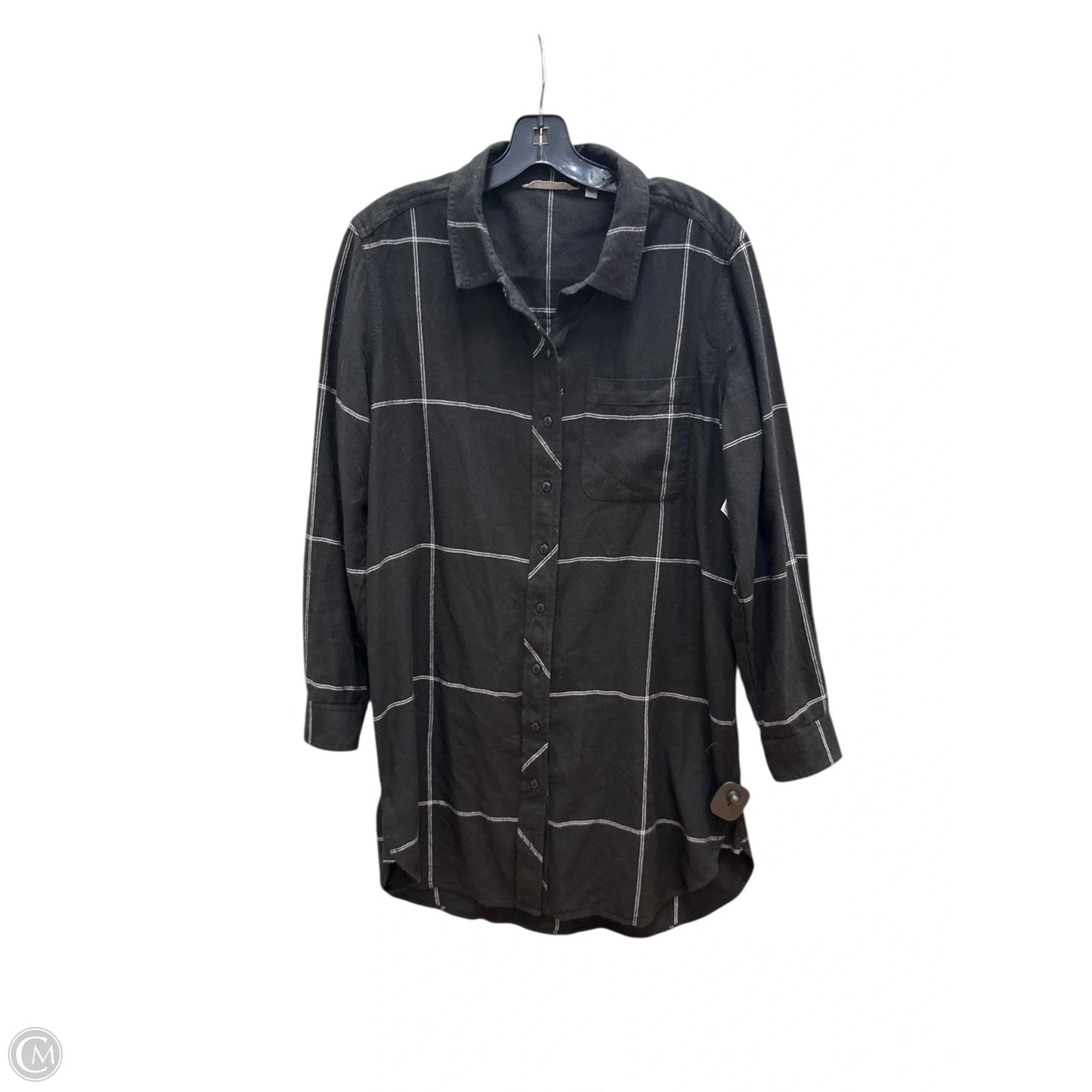 Top Long Sleeve By Madewell In Black, Size: M