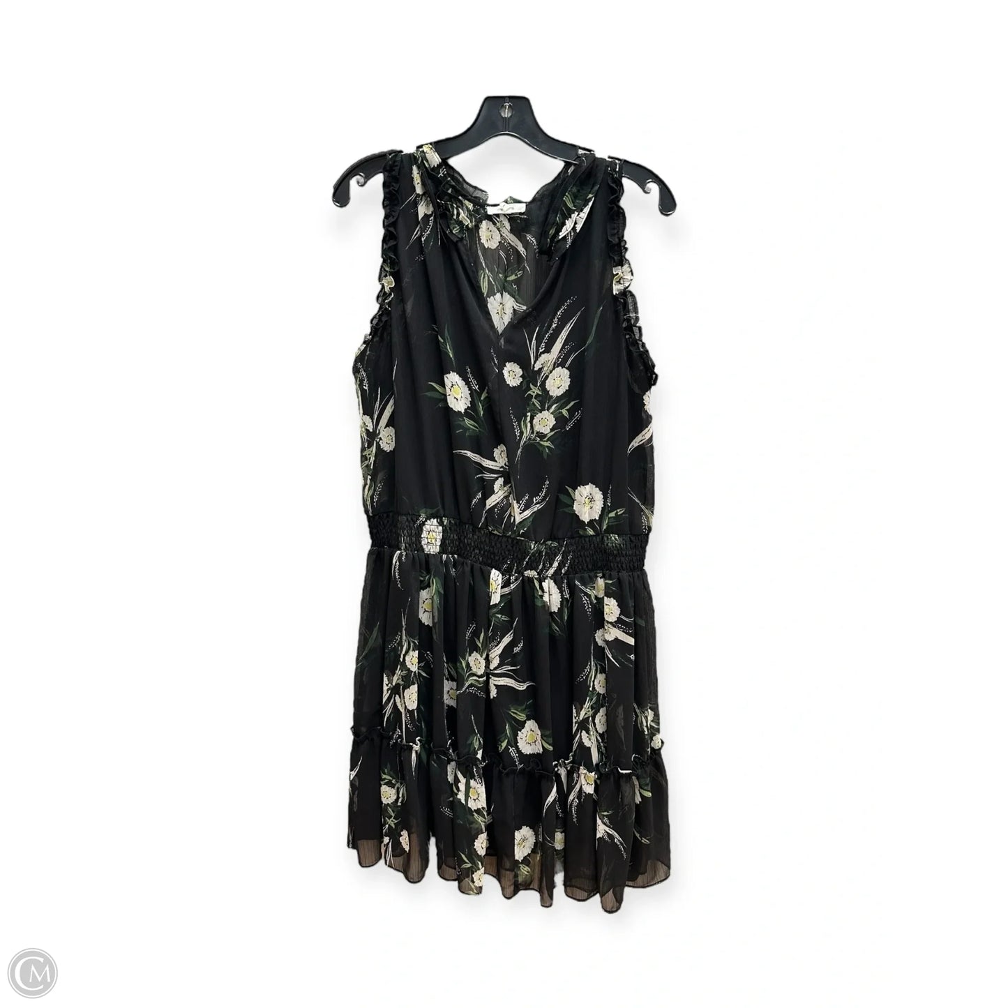 Dress Casual Short By Maurices In Black & Green, Size: L