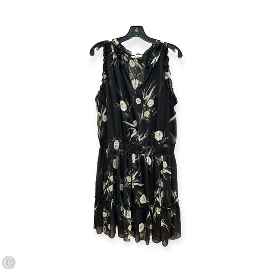 Dress Casual Short By Maurices In Black & Green, Size: L