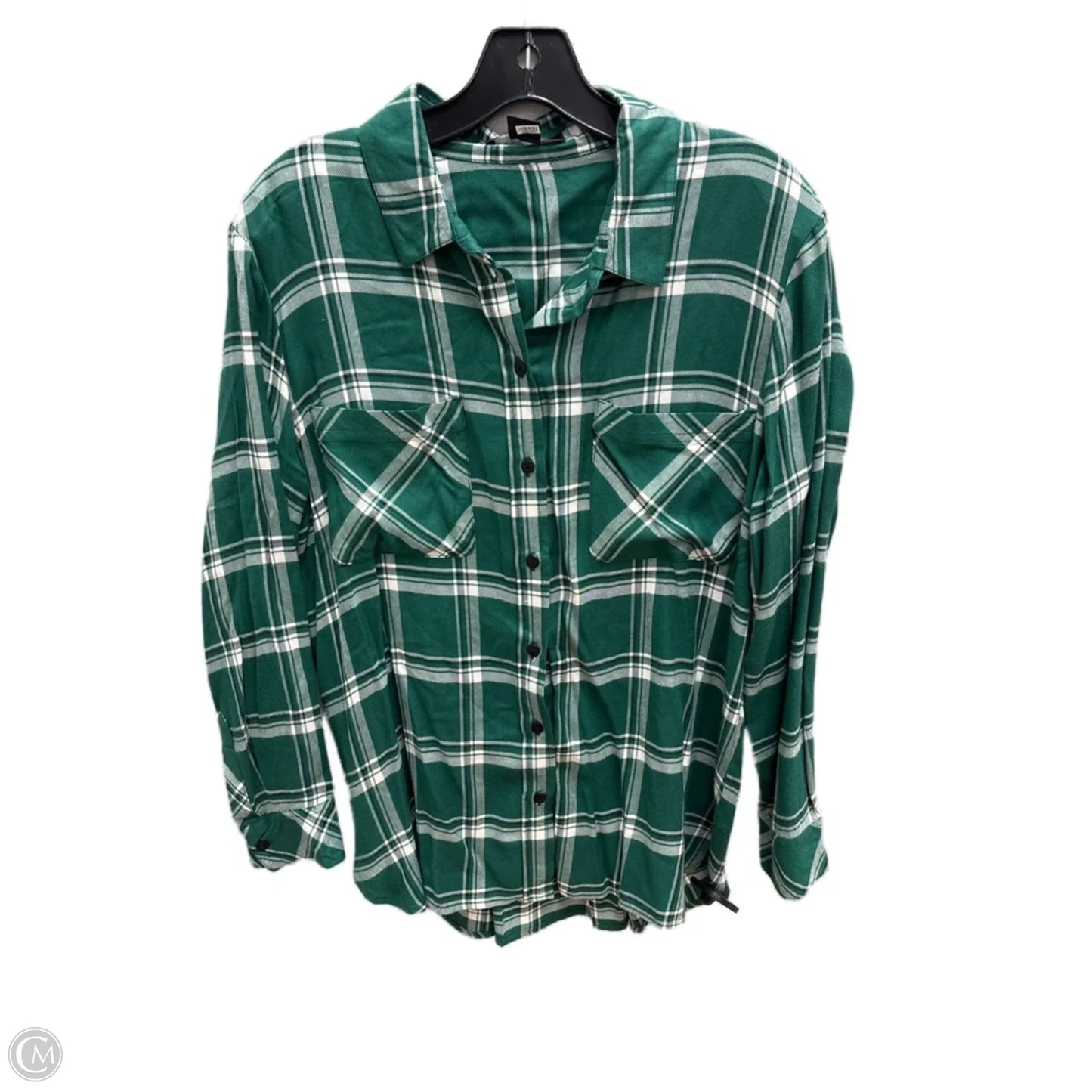 Top Long Sleeve By Sanctuary In Green, Size: L