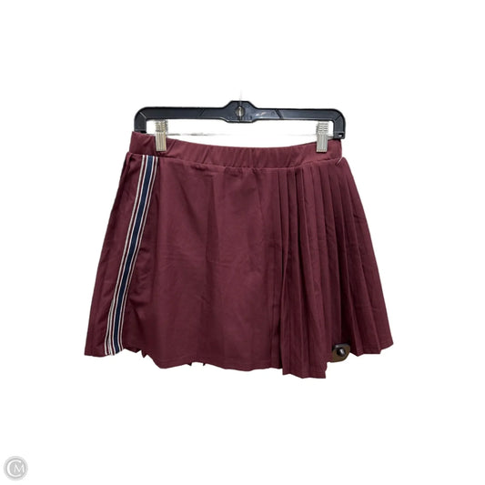 Athletic Skort By Varley In Maroon, Size: M