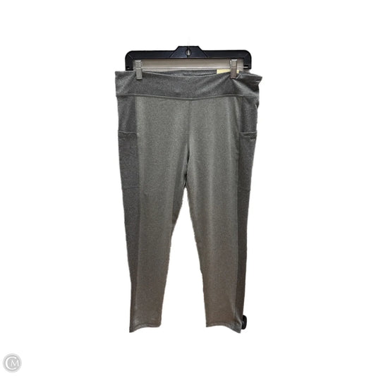 Athletic Leggings By Clothes Mentor In Grey, Size: Xl
