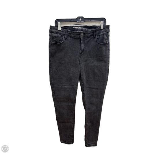 Jeans Skinny By Old Navy In Black, Size: 14