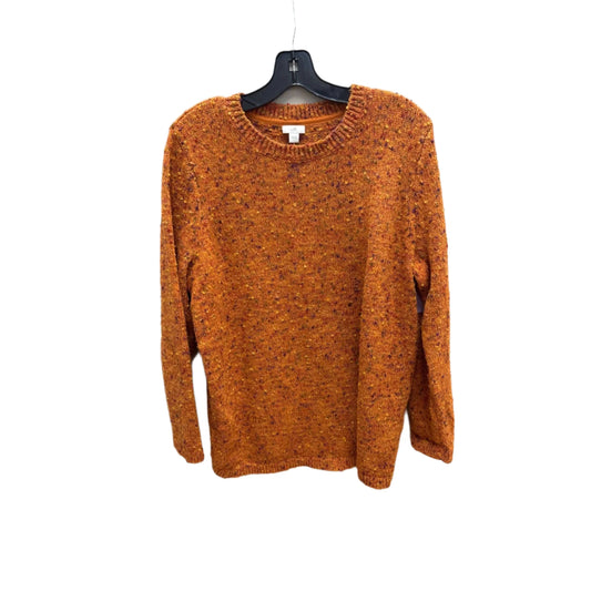 Sweater By J. Jill In Orange, Size: L