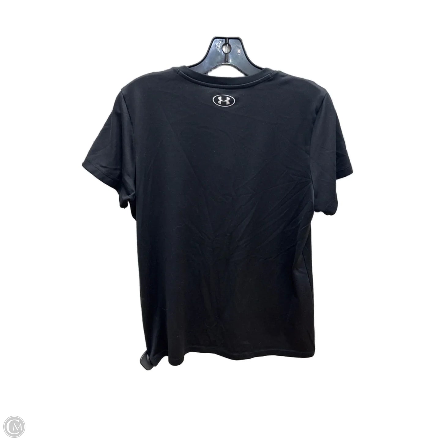 Athletic Top Short Sleeve By Under Armour In Grey, Size: L