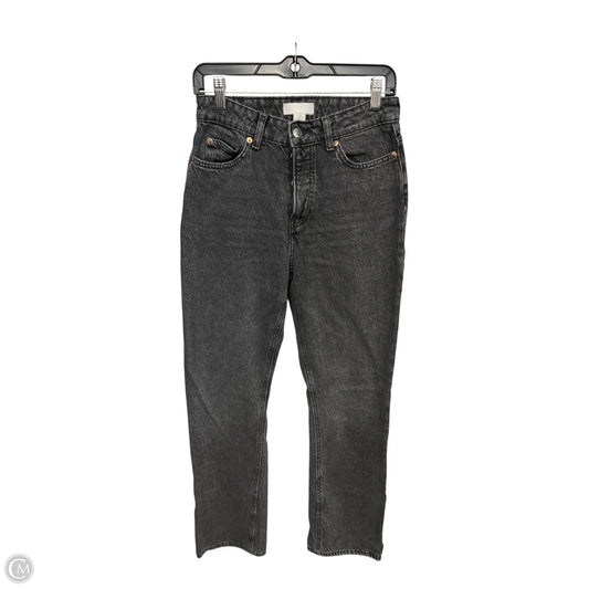 Jeans Straight By H&m In Grey, Size: 4
